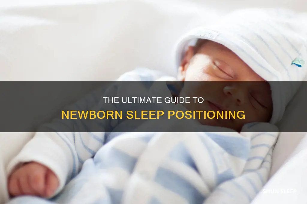 how newborn sleep position