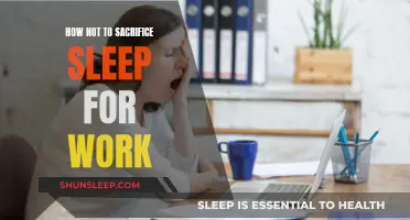 Sleep Sacrifices: Work Smarter, Not Longer