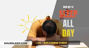 Staying Awake: Strategies to Avoid Sleeping All Day