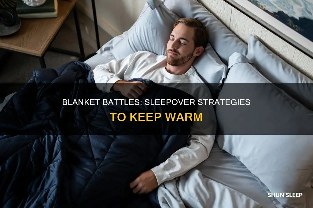 how not to take the blanket when sleep over