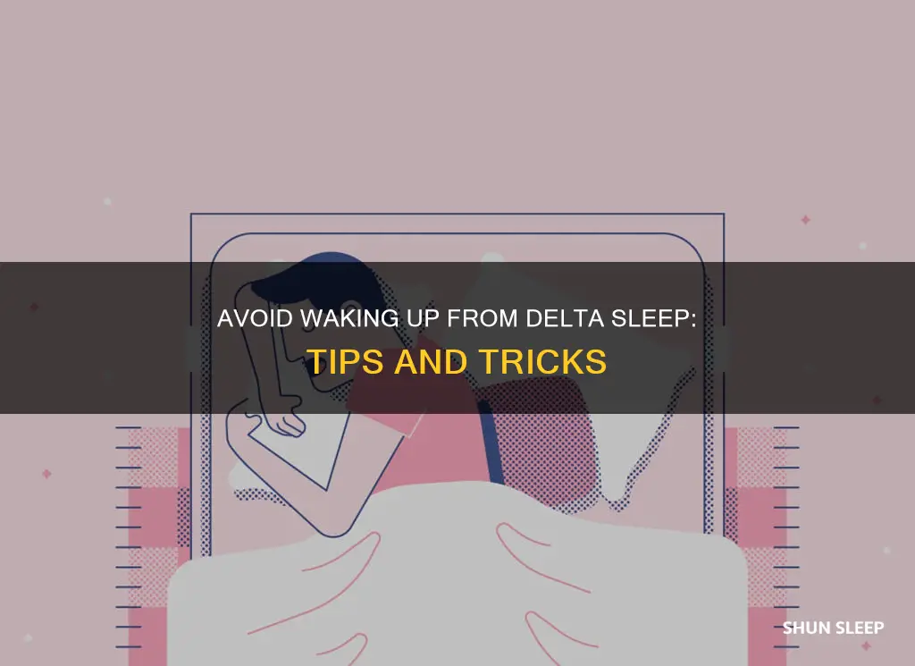 how not to wake up from delta sleep
