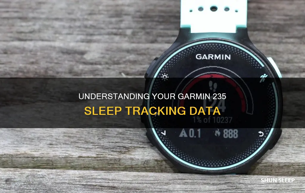 how o interpret garming 235 sleep tracking