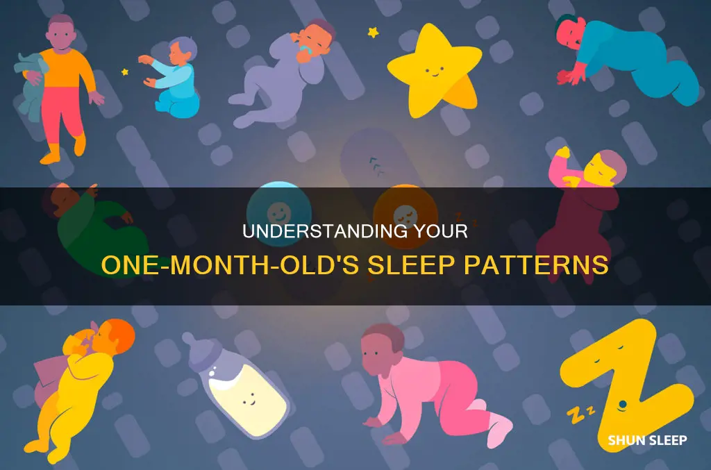 how often 1 month old sleep
