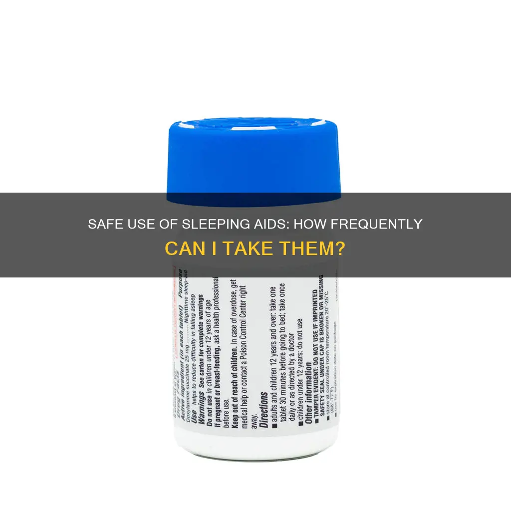 how often can i safely use sleeping aids