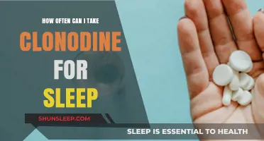 Clonodine for Sleep: Safe Frequency?