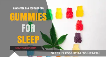 CBD Gummies for Sleep: How Often Should You Take Them?