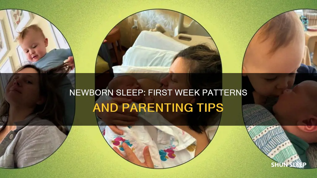 how often do newborns sleep first week