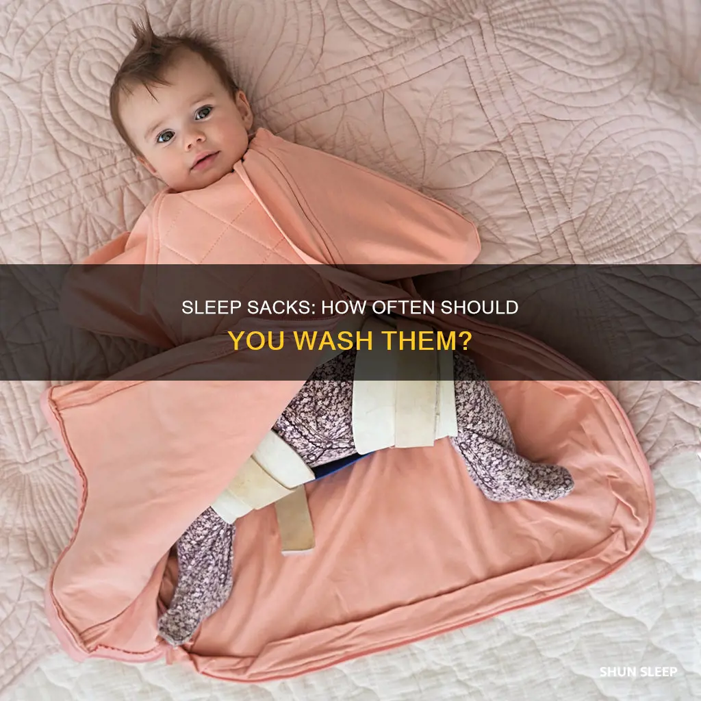 how often do sleep sacks need to be washed