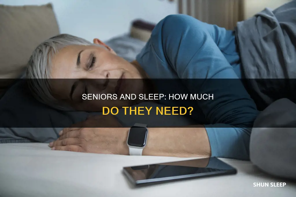 how often does 70 year old have to sleep