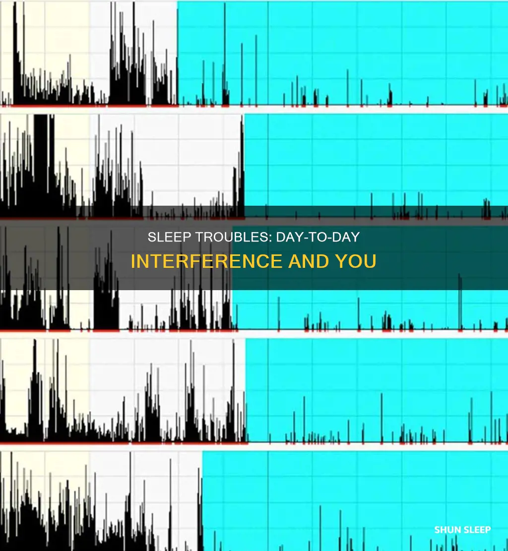 how often does poor sleep interfere with your day