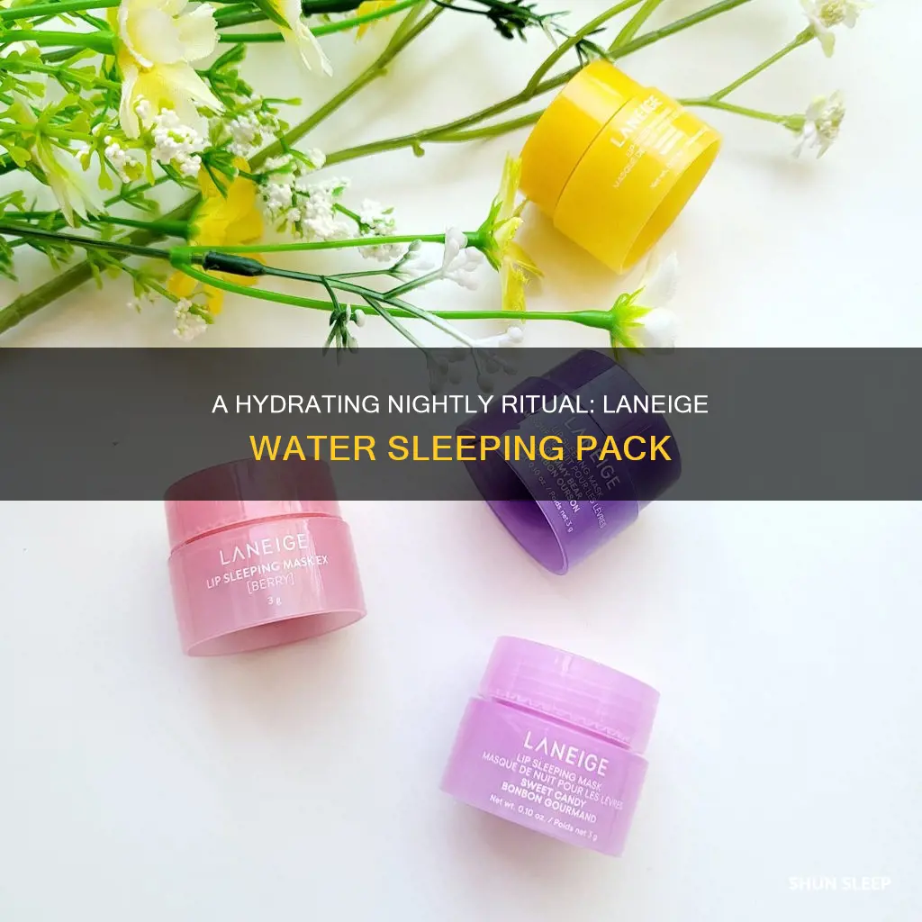 how often should i use laneige water sleeping pack