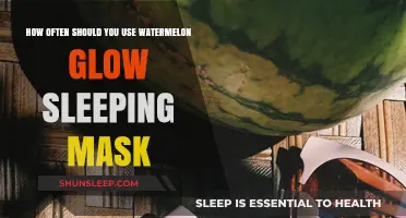 Watermelon Glow Sleeping Mask: How Frequently to Use It?