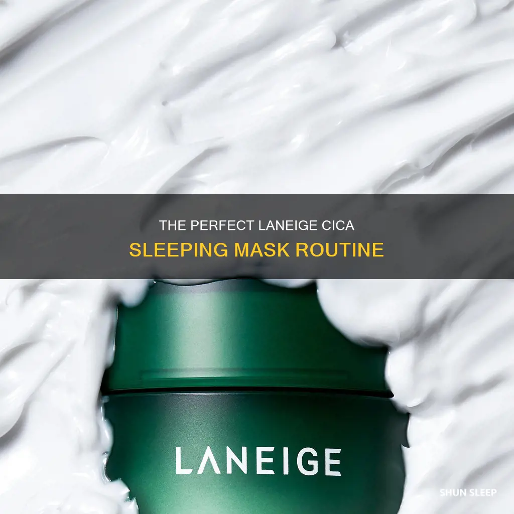 how often to use laneige cica sleeping mask