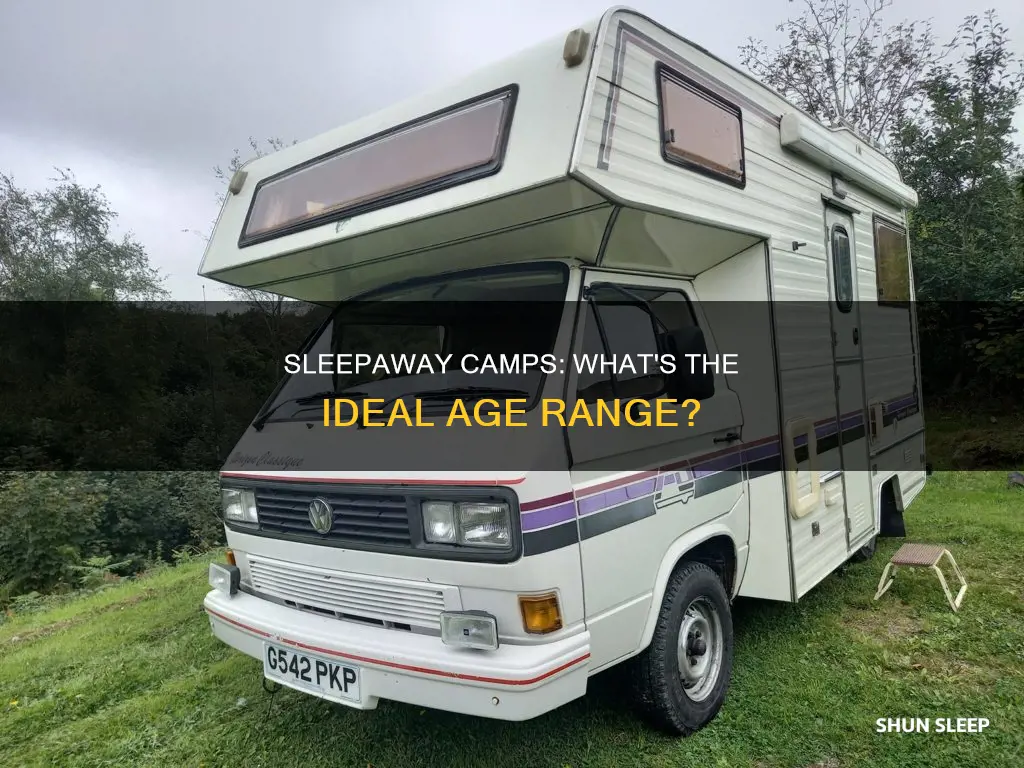 how old are campers at sleep away camps