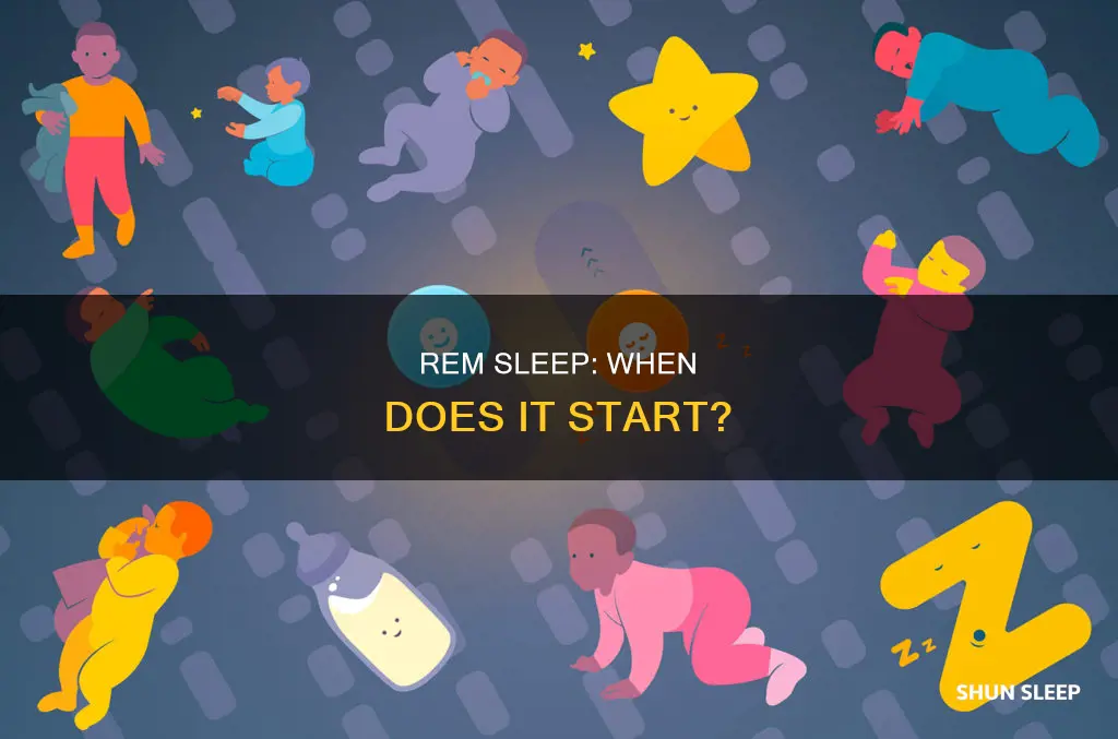 how old are you when rem sleep starts