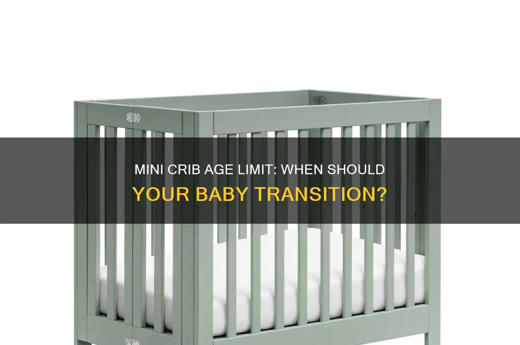 how old can a baby sleep in a mini crib
