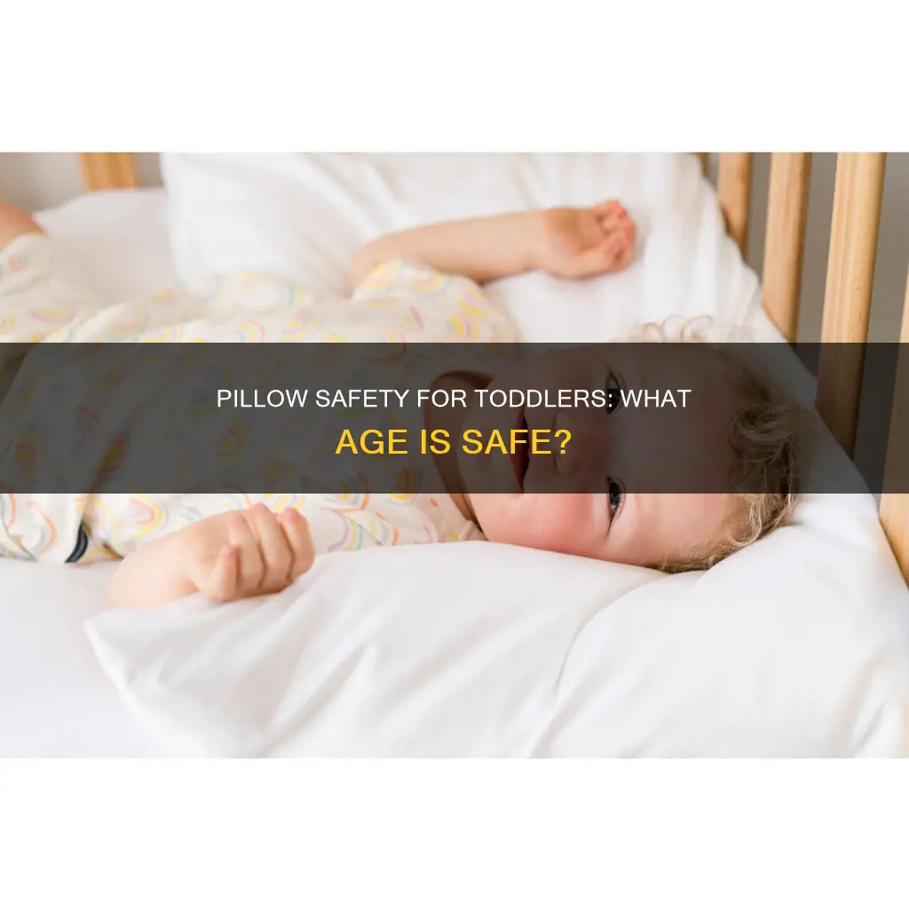 how old can a toddler sleep with a pillow