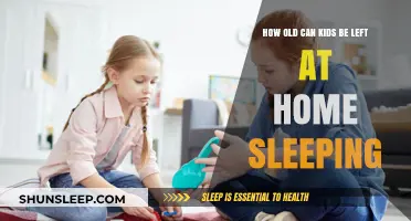 When Can You Leave Sleeping Kids Home Alone?