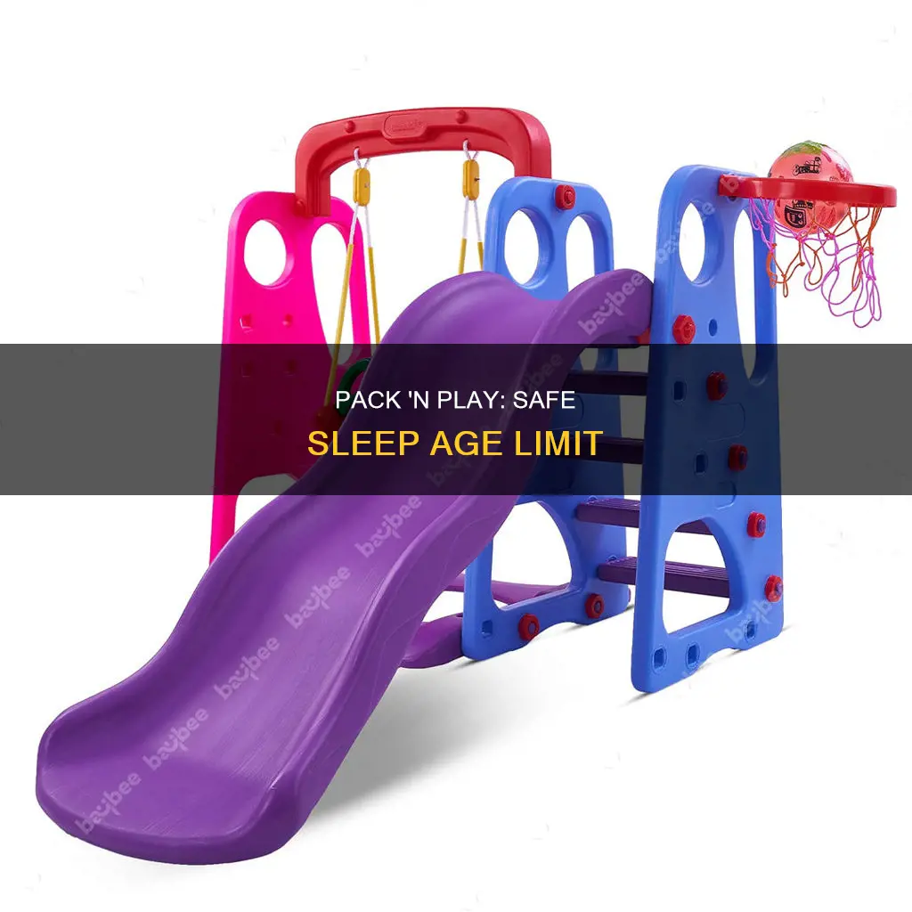 how old can kids sleep in pack and play