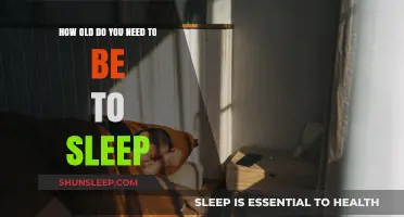 Sleep Age: When Do We Need It?