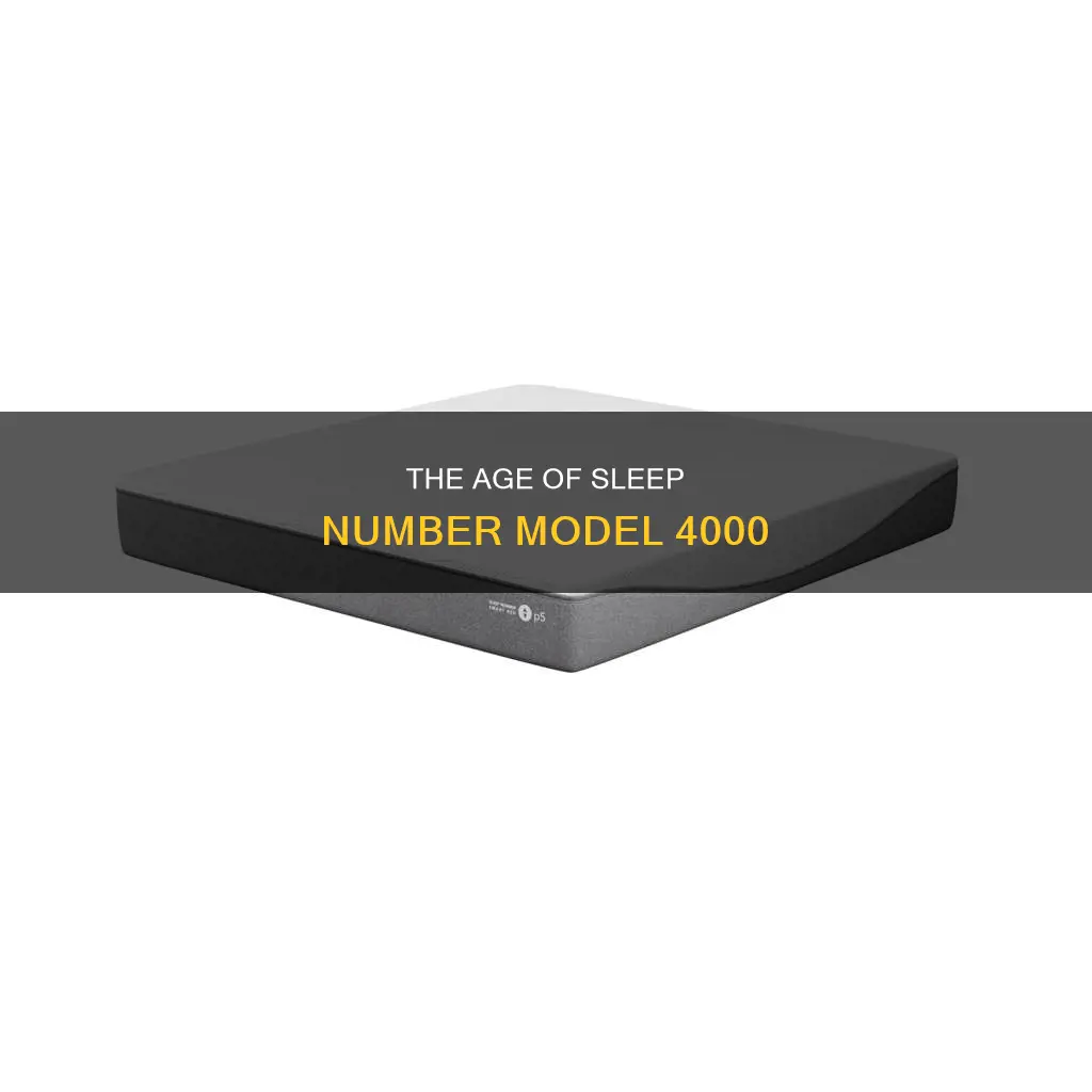 how old is a sleep number model 4000