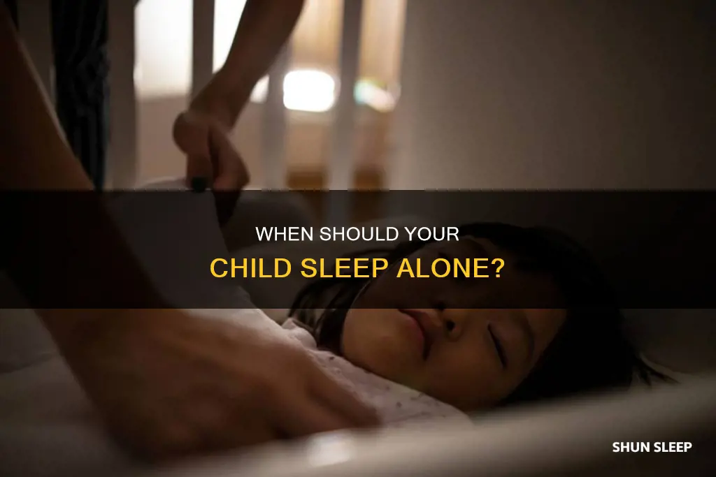 how old should a child be to sleep alone