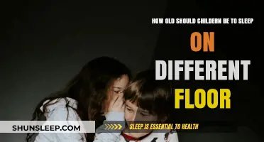 A Safe Age for Children to Sleep on a Different Floor