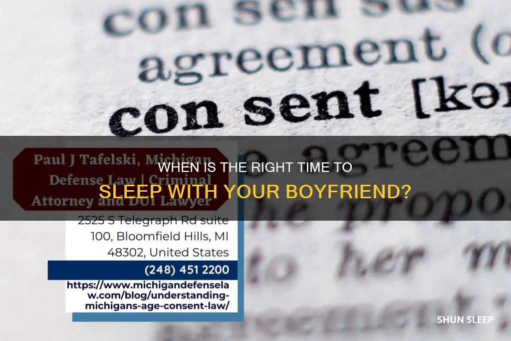 how old should you be to sleep with your boyfriend