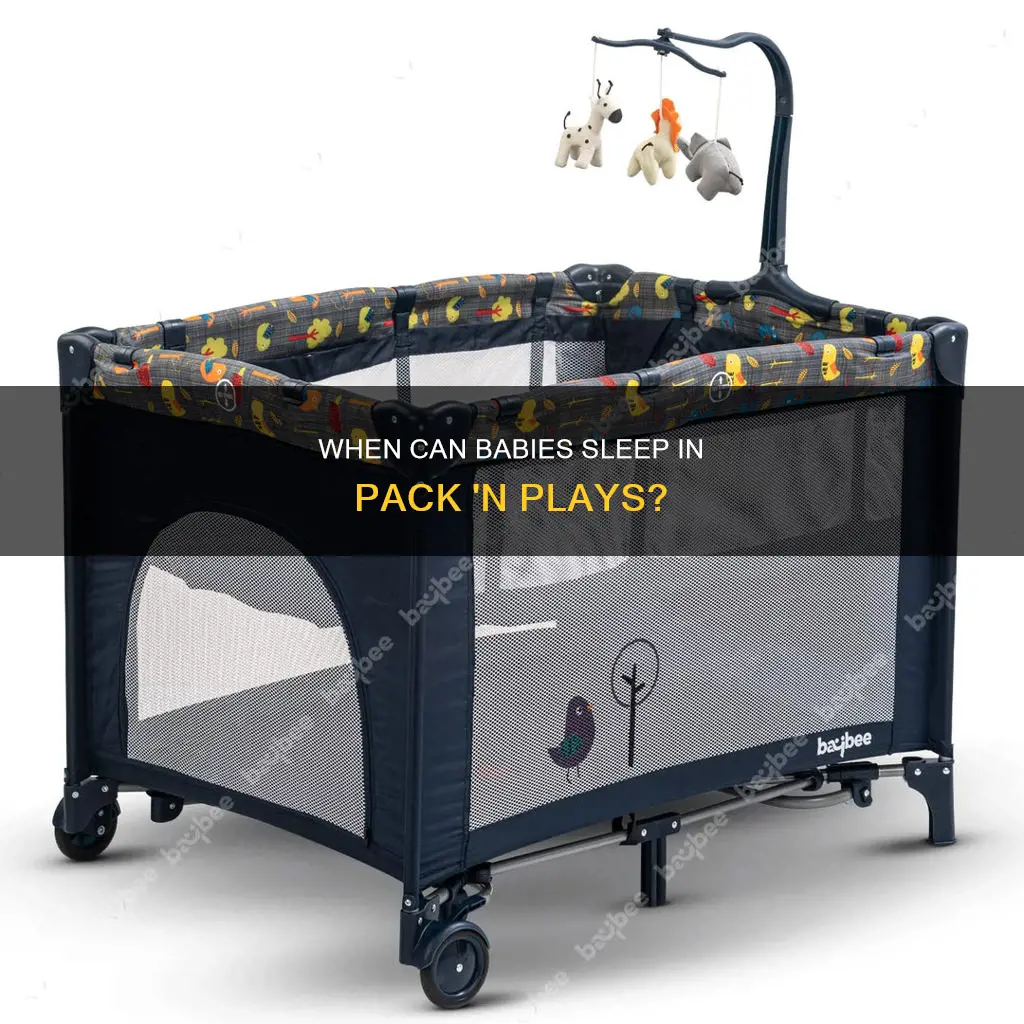 how old to sleep in pack n play