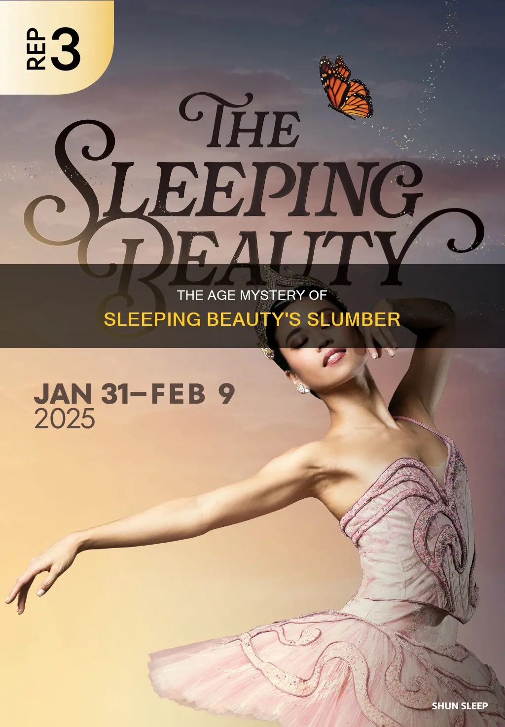 how old was sleeping beauty when she fell asleep