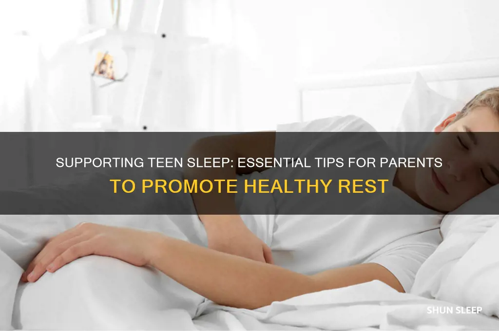 how parents can help their teens with sleep healthline