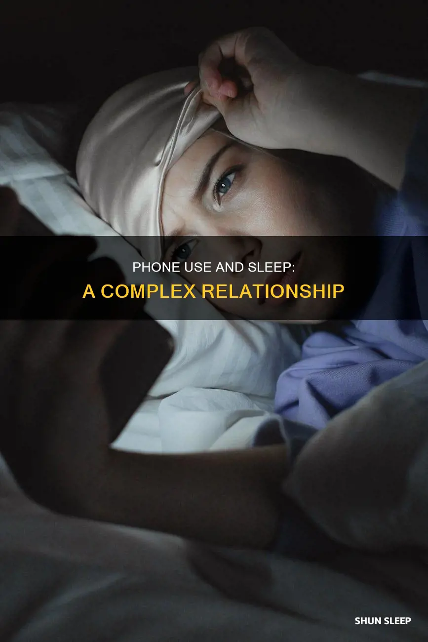 how phone use effects sleep