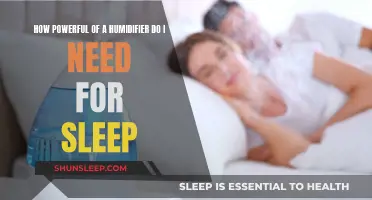 Humidifier Power Settings for Better Sleep
