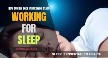 Hydroxyzine's Effect on Sleep: How Fast Does It Work?