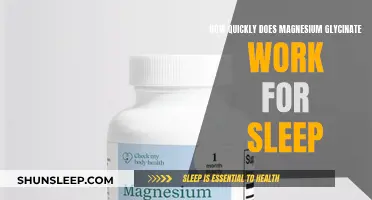 Magnesium Glycinate: Sleep Aid and How Fast It Works