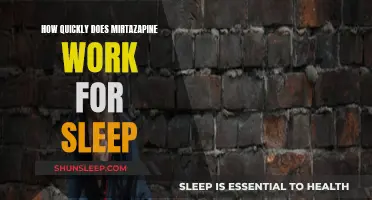 Mirtazapine's Effect on Sleep: How Fast Does It Work?