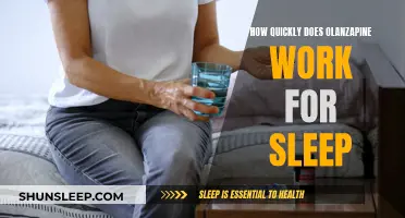 Olanzapine's Effect on Sleep: Quick Results?