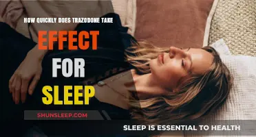 Trazodone for Sleep: How Fast Does It Work?