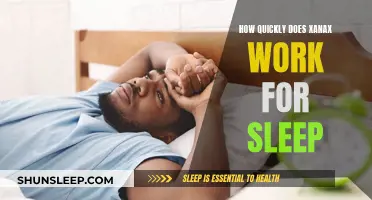Xanax and Sleep: How Fast Does It Work?