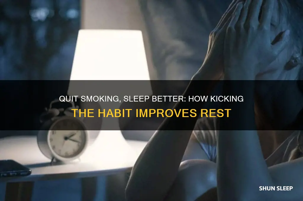 how quitting smoking helps you sleep