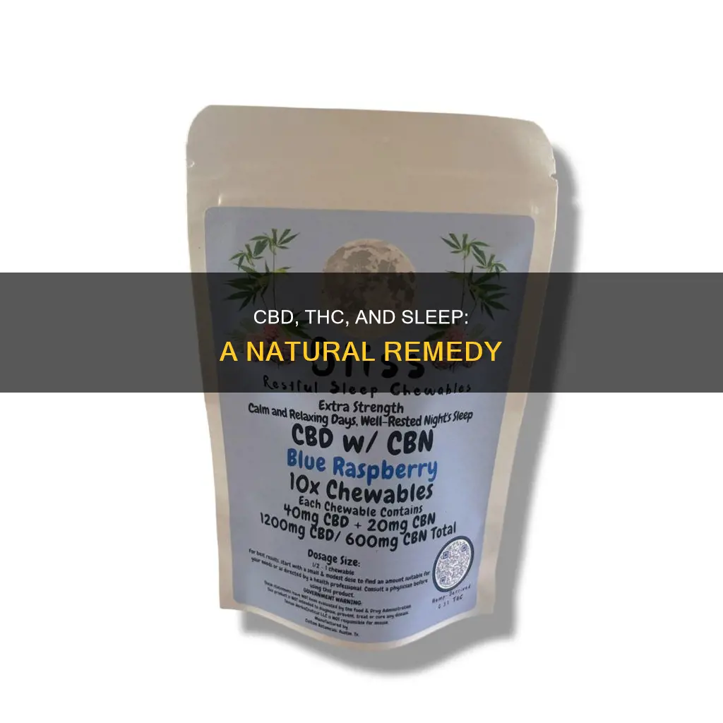 how recommended to take cbd and thc oil to sleeping