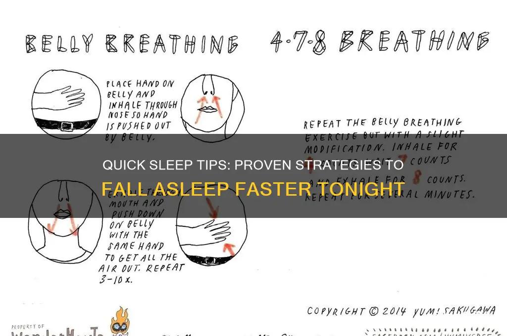 how ro get to sleep fast