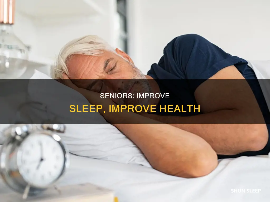 how seniors can form better sleep habits