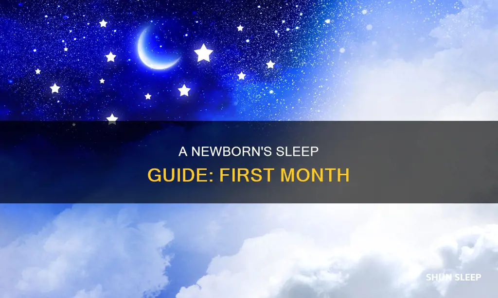 how should 1 month old sleep