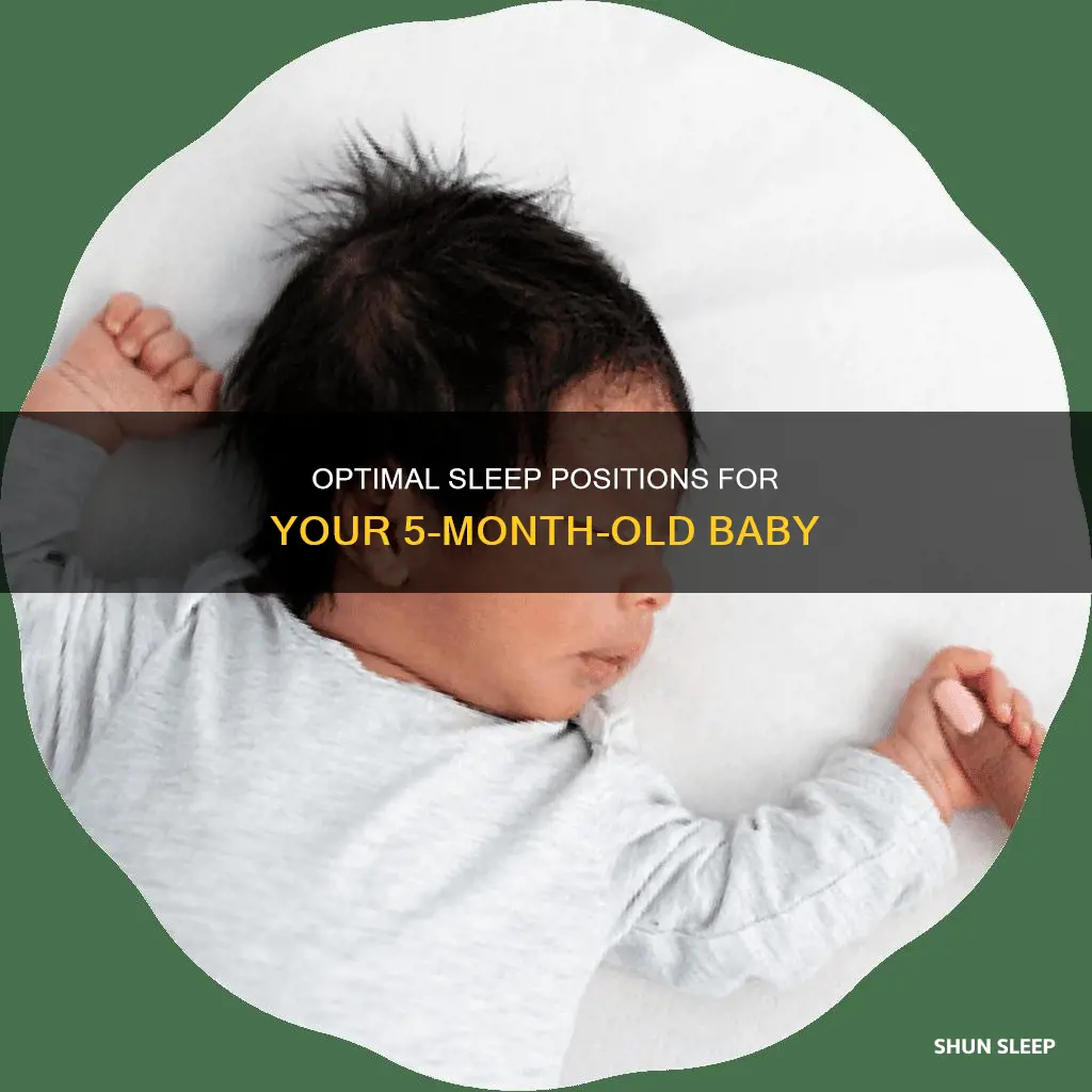how should 5 month old sleep position
