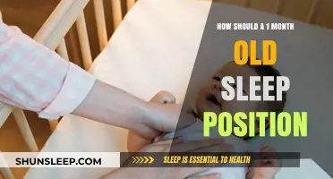 Optimal Sleep Positions for Your One-Month-Old Baby