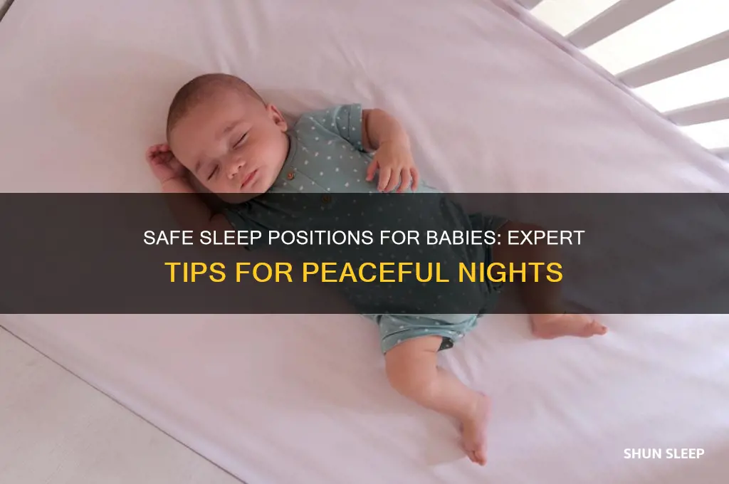 how should babies lay when sleeping