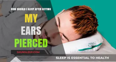 Post-Piercing Sleep Tips: Comfortable Positions for Healing Ear Piercings