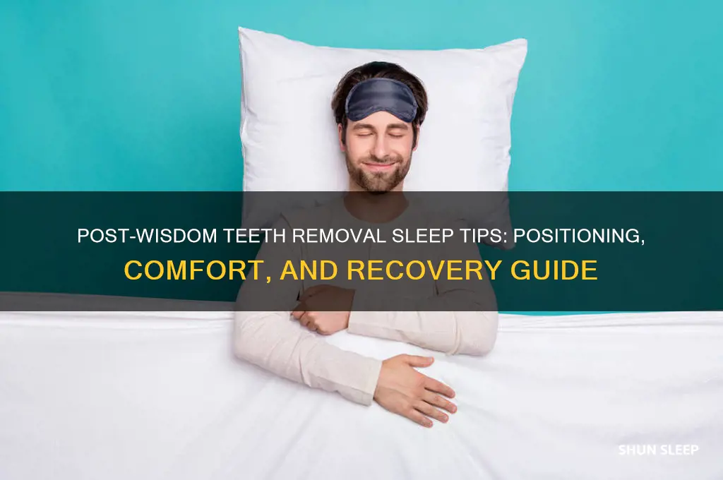 how should i sleep after getting my wisdom teeth out