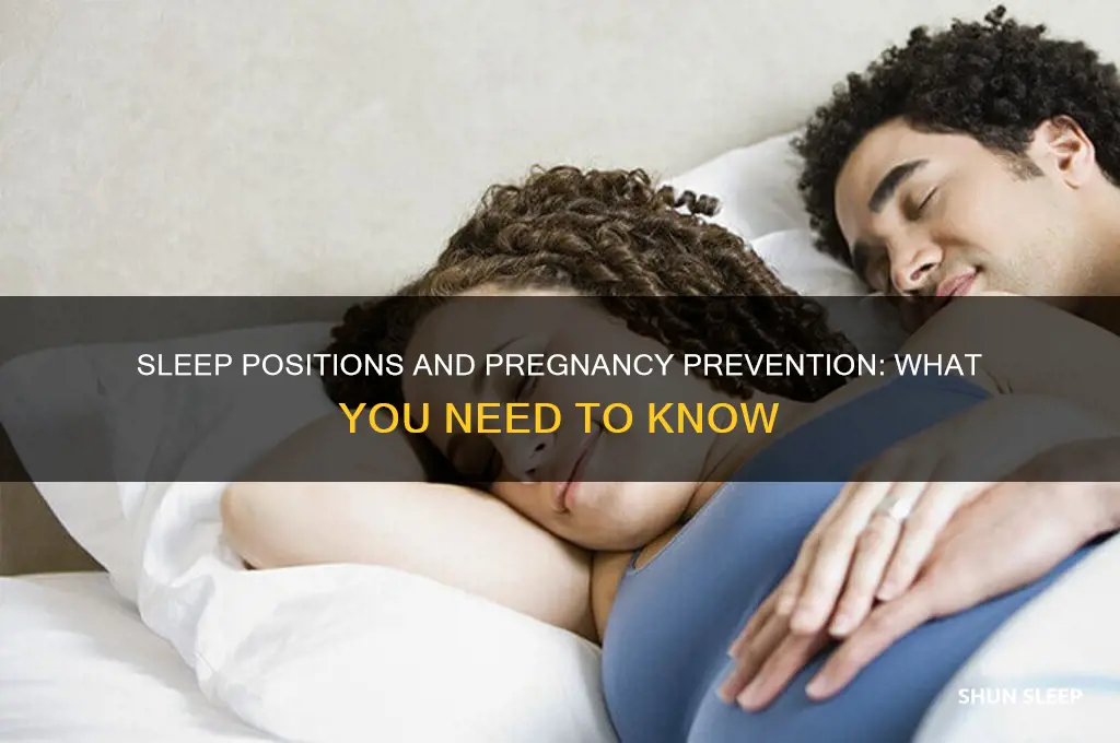 how should i sleep to not get pregnant
